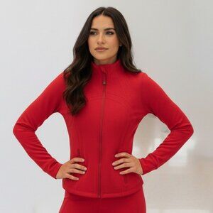 Lululemon Athletica Vibrant Red Berry Jacket/ Small